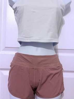 crazy yoga athletica Women's Athletic Shorts in Dusty Rose